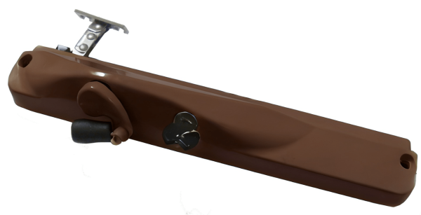 TRADEBASE Window Chain Winder Brown- Lockable Left Hand - Image 1