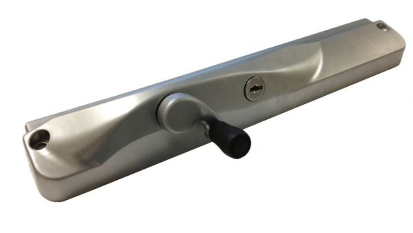 TRADEBASE Window Winder Satin Chrome  | Stainless Steel Chain |  Lockable - Image 1