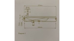 TRADEBASE Window Winder Chain White | Left Hand Awning | Lockable and Keyed Alike - Image 3