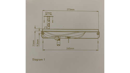 TRADEBASE Window Winder Chain White | Left Hand Awning | Lockable and Keyed Alike - Image 3