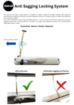 TRADEBASE Window Chain Winder Non | Locking Awning | All Colours - Image 19