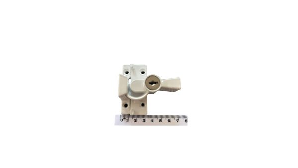 TradeBase Window White Sash Lock Lockable Keyed Alike Wide Base - Image 5