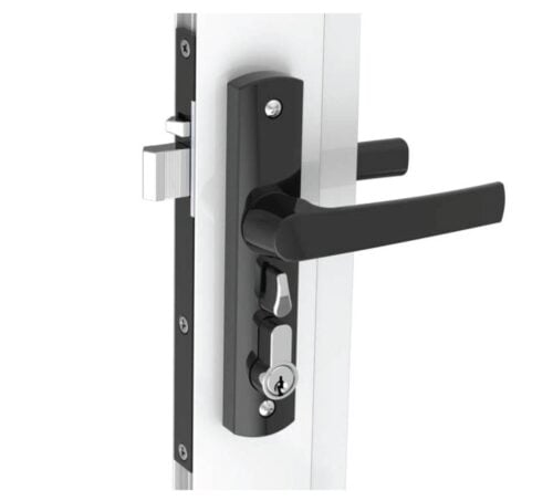 Security Hinged Door Lock Black Replacement