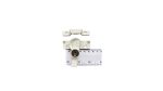 TradeBase Window White Sash Lock Lockable Keyed Alike Wide Base - Image 8