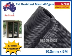 TRADEBASE 5metre x 910mm Paw Resist Flyscreen Mesh Pet Owners - Image 2