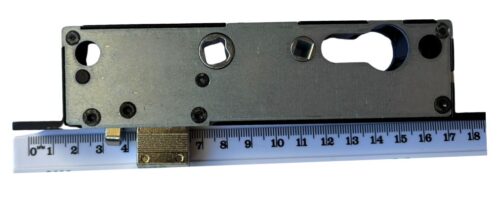 TRADEBASE Sliding Security Screen Barrier Door Black with Cylinder + 3 keys - Image 6