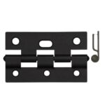 TRADEBASE Security Screen Door Hinges Heavy Duty  | Stainless Pin |  Brown Twin Pack - Image 2