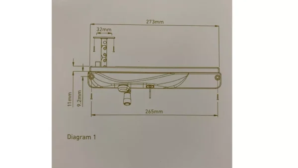 TRADEBASE Window Winder Surfmist Right Hand - Lockable Keyed Alike - Image 3