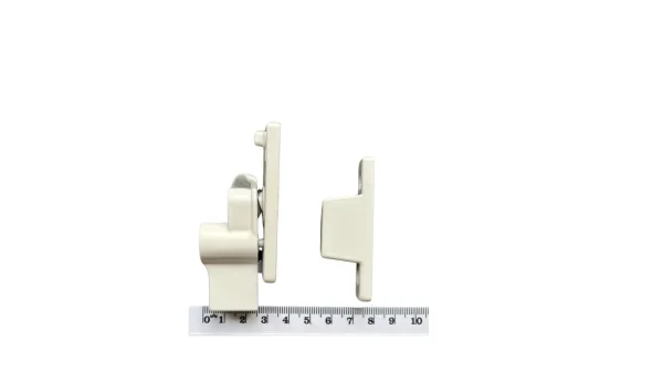 TRADEBASE  Window White Sash Lock Lockable Keyed Alike Wide Base - 4 Pack - Image 4