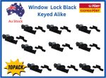 TRADEBASE Window Black Sash Lockable Keyed Alike Wide Base - 10 Pack - Image 2