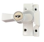 TradeBase Window White Sash Lock Lockable Keyed Alike Wide Base - Image 3