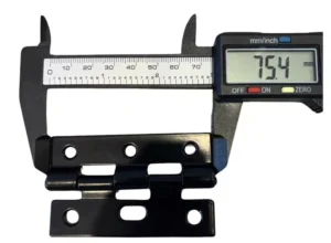 TRADEBASE Security Screen Door Hinges Heavy Duty  | Stainless Pin |  Black Triple Pack - Image 2