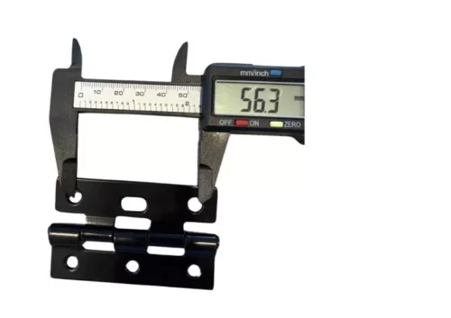 TRADEBASE Security Screen Door Hinges Heavy Duty  | Stainless Pin |  Black Triple Pack - Image 3