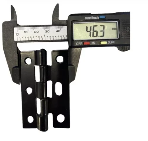 TRADEBASE Security Screen Door Hinges Heavy Duty  | Stainless Pin |  Black Triple Pack - Image 4