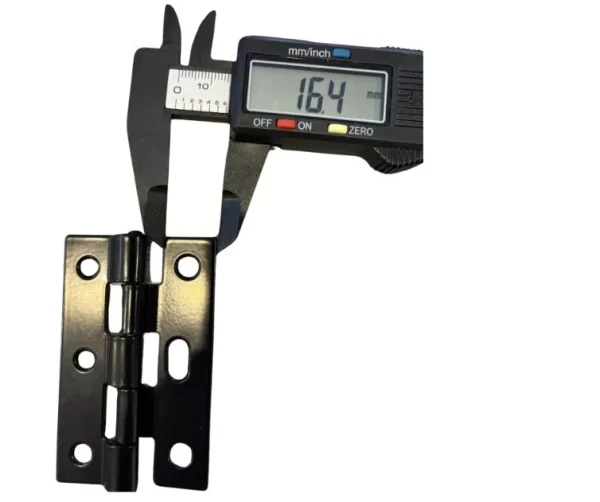 TRADEBASE Security Screen Door Hinges Heavy Duty -Stainless Pin- Black Triple Pack - Image 5