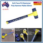soft-face-poly-elastomer-polyurethane-hammer-mallet-non-marring-diemaking-replaceable-head-30mm