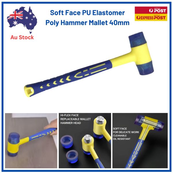 soft-face-poly-elastomer-polyurethane-hammer-mallet-non-marring-diemaking-replaceable-head-40mm