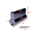 Security Door Lock Cylinder Barrel Replacement 3 Keys - Image 2