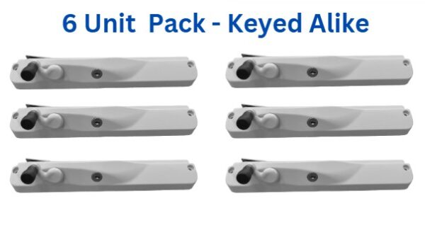 window-winder-chainwinder-white-lockable-keyed-alike-300mm-chain-awning-6 pack