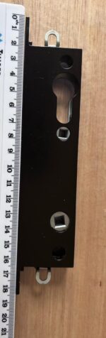 TRADEBASE Sliding Security Screen Barrier Door Black with Higher Security 5 Pin Cylinder Barrel + 3 keys - Image 7