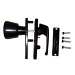Screen-Flyscreen-Door-Hinged-Latch-Handle-Black-Spring-parts-included