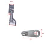 Flyscreen Swivel Clip | Flush 1.6 mm | Clear - Image 2