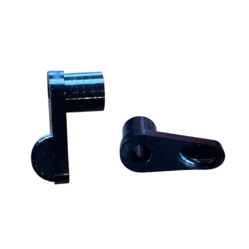 Flyscreen Swivel Clip | 21 × 9 mm Offset | Black
