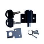 TradeBase Mini Push Bolt Door & Window Lock | Black 4 Pack - Image 3