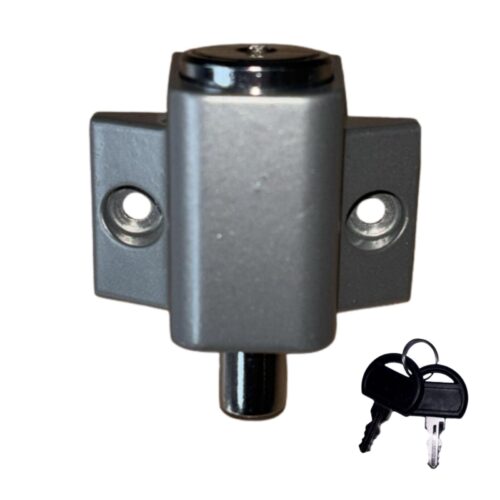 Mini Push Lock Door & Window Lock | Grey
