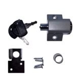 Mini Push Lock Door & Window Lock | Grey - Image 4