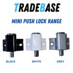 Mini Push Lock Door & Window Lock | Grey - Image 7