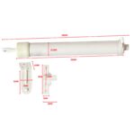 Security Screen Door Closer Pneumatic | One Touch Adjust  | Universal  | Primrose - Image 2