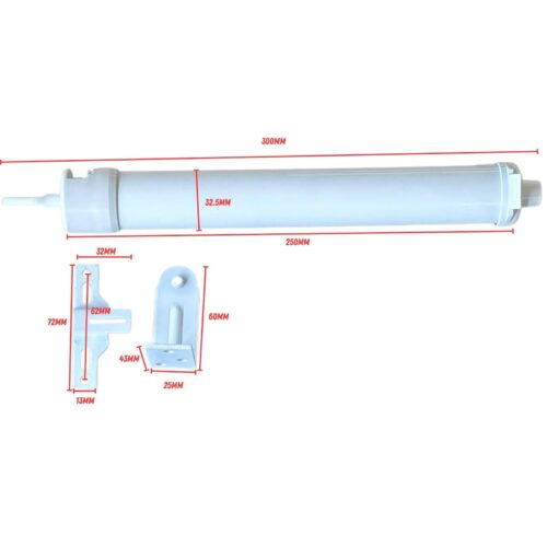 Security Screen Door Closer Pneumatic | One Touch Adjust  | Universal  | White - Image 3