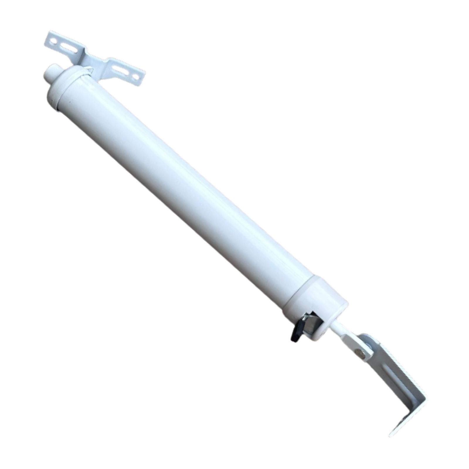 security-door-closer-pneumatic-cylinder-gas-locking-white-20kg-easy-closer-unit Security Screen Door Closer Pneumatic | One Touch Adjust | Universal | White - Image 1