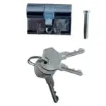 Security Door Lock Cylinder Barrel | 3 Keys | Double Wafer Standard - Image 2