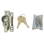 Window Sash Lock | Double Hung | Keyed Alike | Chrome Silver |Timber Aluminium Windows - Image 7
