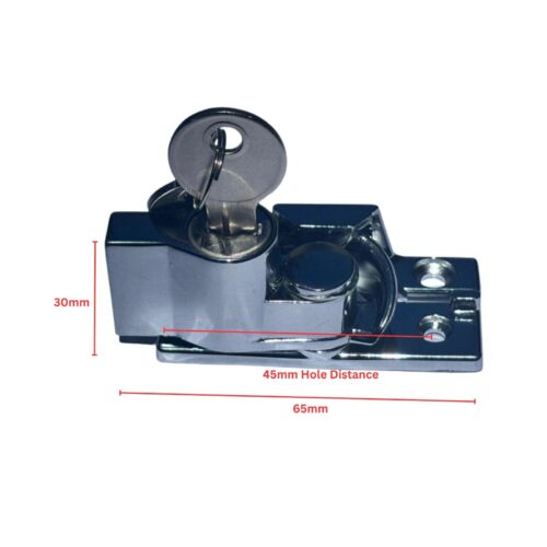 Window Sash Lock | Double Hung | Keyed Alike | Chrome Silver |Timber Aluminium Windows - Image 6