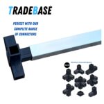 Aluminium Square Tube 25 x 25mm 1.2mm Gauge | Anodised Silver - 300mm - Image 4