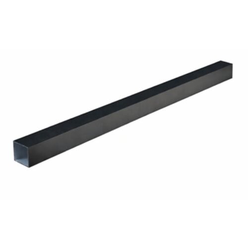Aluminium Square Tube 25 x 25mm 1.2mm Gauge | Black