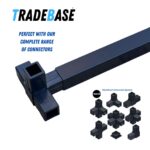 Aluminium Square Tube 25 x 25mm 1.2mm Gauge | Black - 450mm - Image 4