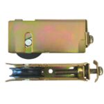 Adjustable Patio Door Carriage & Roller | 17mm Flared Wings | 25kg | Acetal Bearing Roller - Image 2