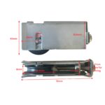 Adjustable Stainless Steel Carriage Bearing and Axel Polymer Roller | 35kg Rated  | Sliding Door | Wardrobe | Patio - Image 4