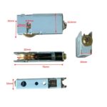 Adjustable Carriage and Brass Roller | Sliding Door | Wardrobe | Patio | 35kg Heavy Duty Rated - Image 3