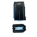 Adjustable carriage and roller with spring 32mm for Bradnams® patio doors front view showing nylon housing and acetal roller