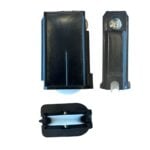 Adjustable carriage and roller with spring 32mm for Bradnams® patio doors showing multiple angles front side and top